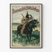 Plakat Vintage Dziki Zachód Buffalo Billa - Dekoracja ścienna w stylu western