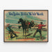 Plakat vintage Buffalo Bill's Wild West - Osiodłać Bucker — oprawiony obraz na ścianie