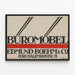 Plakat Vintage Biuro Meble Edmund Boehm & Co — oprawiony obraz na ścianie