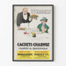 Plakat vintage Cachets Charvoz - Retro dekoracja ścienna zdrowie trawienne