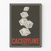 Plakat vintage Cacodyline Jammes z kostkami typograficznymi