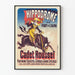 Plakat vintage hipodrom Cadet Roussel dekoracja ścienna