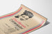 Plakat vintage Call Me Madam z stylizowanym portretem Ethel Merman