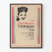 Plakat vintage Call Me Madam z stylizowanym portretem Ethel Merman