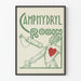 Plakat vintage Camphydryl Robin do dekoracji ściennej