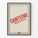 Dekoracyjny plakat retro Canteïne Bouteille