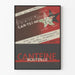 Plakat vintage Canteïne dekoracja ścienna roślinna