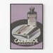 Plakat vintage Carbagol Marinier dekoracja ścienna retro