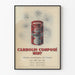 Plakat reklamowy vintage Carbolin Composé Midy