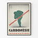Plakat vintage Carbonésie - Zapobieganie zdrowiu i zatruciom