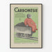 Plakat vintage Carbonésie – Reklama zdrowia jelit