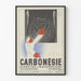 Plakat vintage Carbonésie – Retro dekoracja ścienna medyczna
