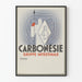 Plakat vintage Carbonésie na grypę żołądkową