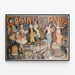 Plakat vintage Casino de Paris 16 Rue de Clichy — oprawiony obraz na ścianie