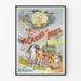 Plakat vintage Casino de Paris Wenus w Paryżu Balet