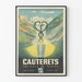 Plakat Vintage Cauterets Stolica Siarki - Dekoracja Ścienna Górska