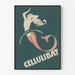 Plakat vintage Cellulibat do dekoracji ściennych w stylu retro
