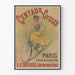 Plakat vintage Centaur Cycles Paris - Dekoracja ścienna z motywem rowerowym w stylu retro