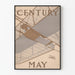 Plakat vintage Century May Avion et Aéronautique