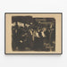 Plakat vintage Piosenki z Montmartre Paul Delmet — oprawiony obraz na ścianie