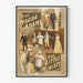 Plakat vintage Miss Maude Adams w The Little Minister