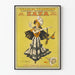 Vintage plakat teatralny Zaza - Elegancka dekoracja ścienna