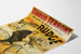 Plakat vintage Charles Terront zwycięzca na rowerze Rudge
