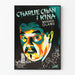 Plakat filmowy vintage Charlie Chan w Szanghaju