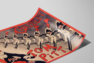 Dekoracyjny plakat vintage Chatelet Tom Pitt — widok dzieła