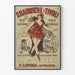 Plakat vintage Bal i Koncert Chaumière-Tivoli dekoracja ścienna