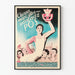 Plakat vintage z polskiej propagandy sportowej