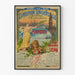 Plakat vintage Kolej Północny na Wystawie Światowej w Antwerpii 1894