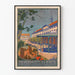Plakat vintage Niederbronn-les-Bains Koleje Alzacji i Lotaryngii