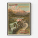 Plakat Vintage Koleje Wschodniego Szlaku Haute-Engadine