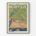 Plakat vintage Deauville Koleje Państwowe