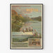 Plakat vintage Nantes Ain Chemins de fer Paris Lyon Méditerranée