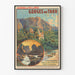 Plakat vintage Kolejów Południowych Gór Tarn dekoracja ścienna