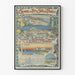 Plakat vintage Koleje Południowej Francji - Linia Meyrargues do Grasse i Hyères do Saint-Raphaël