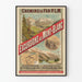 Plakat vintage Wycieczki na Mont-Blanc Koleje P.L.M.