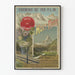 Vintage plakat Koleje P.L.M. - Dolina Zermatt, Mont Rose
