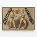 Plakat vintage baseball Chicago mistrzowie USA — oprawiony obraz na ścianie