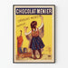 Plakat Vintage Czekolada Menier - Dekoracja Ścienna Retro