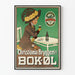 Plakat vintage piwo Christiania Bryggeri Bok-øl