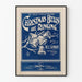 Plakat Vintage Dzwony Świąteczne Dzwonią Bleue