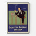 Plakat reklamowy vintage Cigarettes Laferme Drezno