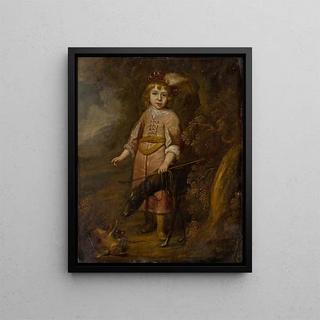 circle of Matthys van den Bergh - Portrait of a Boy as a Hunter.webp