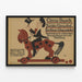 Plakat Vintage Circus Busch 1910 – Dekoracja Ścienna Retro — oprawiony obraz na ścianie