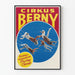 Plakat vintage Cirque Berny Flying Oscars