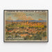 Vintage plakat Cité de Carcassonne do dekoracji ściennej — oprawiony obraz na ścianie