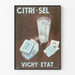Plakat Vintage Citri-Sel Vichy-État Musujący